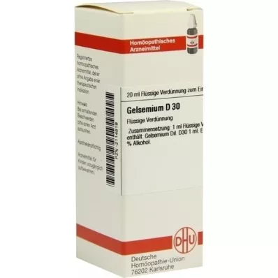 GELSEMIUM Dilution D30, 20 ml