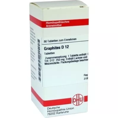 GRAPHITES D 12 comprimés, 80 pc