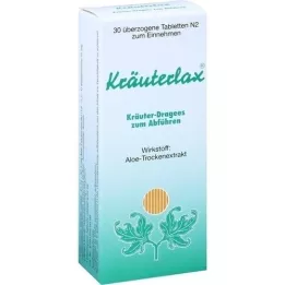 KRÄUTERLAX Dr. Henk 15 mg de dragée à base de plantes pour la laxation, 30 pc