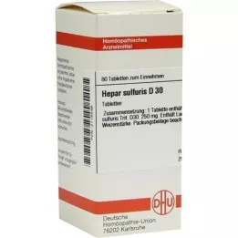 HEPAR SULFURIS D 30 comprimés, 80 pc