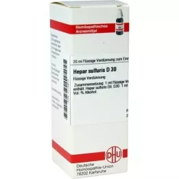 HEPAR SULFURIS Dilution D30, 20 ml