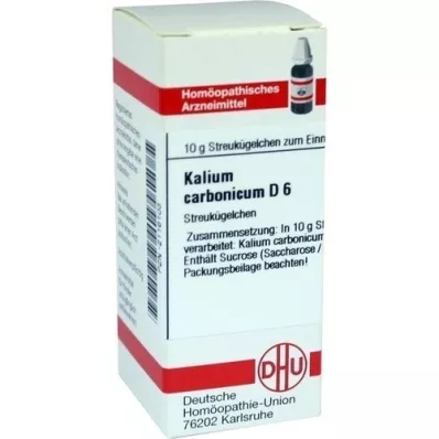 KALIUM CARBONICUM D 6 globules, 10 g