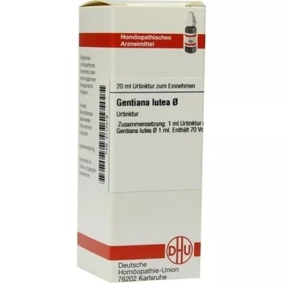 GENTIANA LUTEA Teinture mère, 20 ml GENTIANA LUTEA Teinture mère, 20 ml