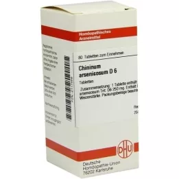 CHININUM ARSENICOSUM D 6 comprimés, 80 pc