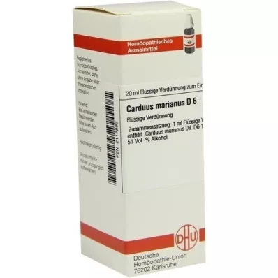 CARDUUS MARIANUS Dilution D6, 20 ml