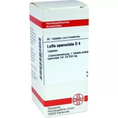 LUFFA OPERCULATA D 4 comprimés, 80 pc