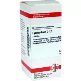 LYCOPODIUM D 12 comprimés, 80 pc