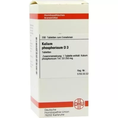 KALIUM PHOSPHORICUM D 3 comprimés, 200 pc
