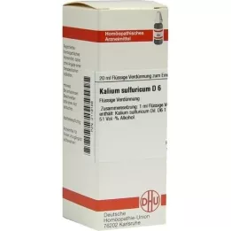 KALIUM SULFURICUM Dilution D6, 20 ml