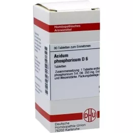 ACIDUM PHOSPHORICUM D 6 comprimés, 80 pc
