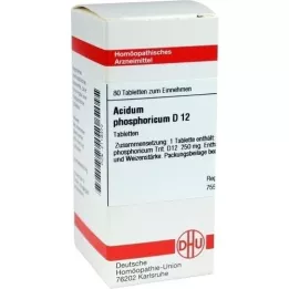ACIDUM PHOSPHORICUM D 12 comprimés, 80 pc