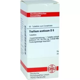 THALLIUM ACETICUM D 6 comprimés, 80 pc