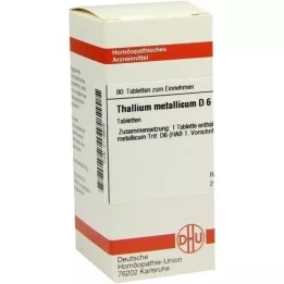 THALLIUM METALLICUM D 6 comprimés, 80 pc
