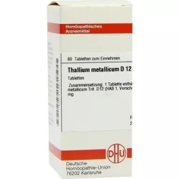 THALLIUM METALLICUM D 12 comprimés, 80 pc