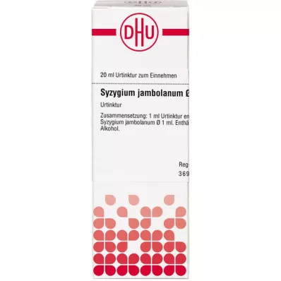 SYZYGIUM JAMBOLANUM Teinture mère D 1, 20 ml