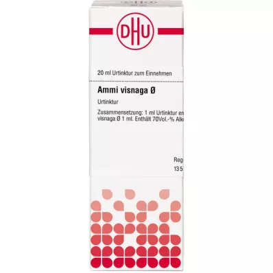 AMMI VISNAGA Teinture mère D 1, 20 ml