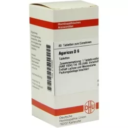 AGARICUS D 6 comprimés, 80 pc