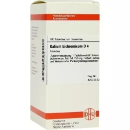 KALIUM BICHROMICUM D 4 comprimés, 200 pc