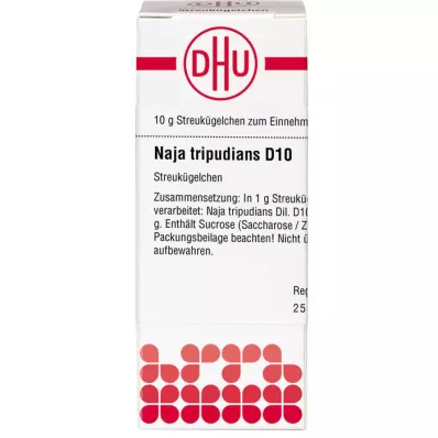 NAJA TRIPUDIANS D 10 globules, 10 g NAJA TRIPUDIANS D 10 globules, 10 g