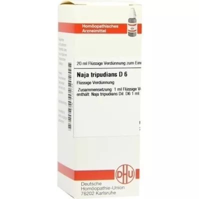 NAJA TRIPUDIANS Dilution D6, 20 ml