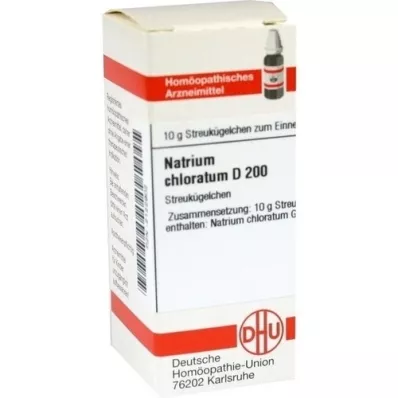 NATRIUM CHLORATUM D 200 globules, 10 g