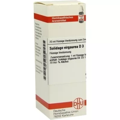 SOLIDAGO VIRGAUREA Dilution D3, 20 ml SOLIDAGO VIRGAUREA Dilution D3, 20 ml