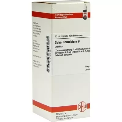SABAL SERRULATUM Teinture mère, 50 ml