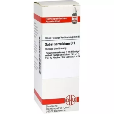 SABAL SERRULATUM Dilution J1, 20 ml