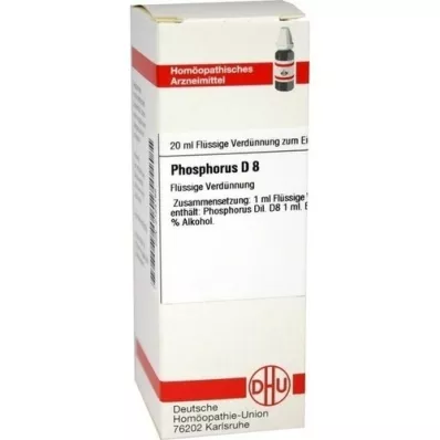 PHOSPHORUS Dilution D8, 20 ml