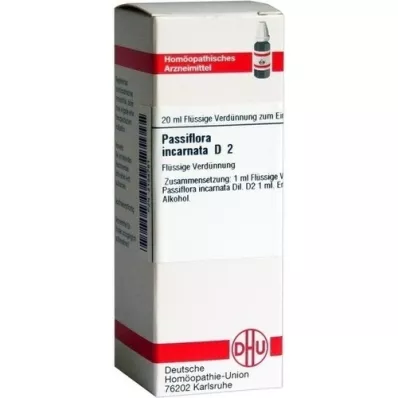 PASSIFLORA INCARNATA Dilution D2, 20 ml