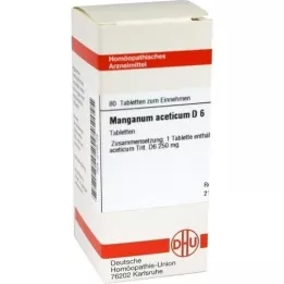 MANGANUM ACETICUM D 6 comprimés, 80 pc