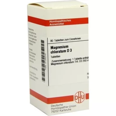 MAGNESIUM CHLORATUM D 3 comprimés, 80 pc
