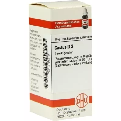 CACTUS D 3 globules, 10 g