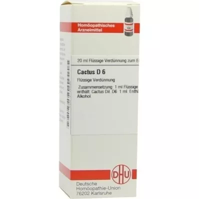 CACTUS Dilution D6, 20 ml