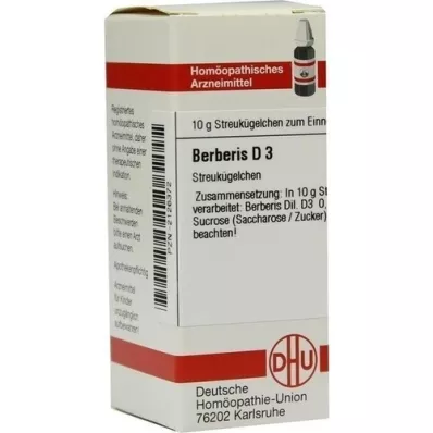 BERBERIS D 3 globules, 10 g BERBERIS D 3 globules, 10 g