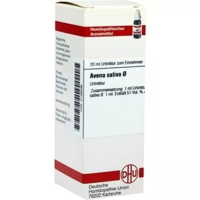 AVENA SATIVA Teinture mère, 20 ml AVENA SATIVA Teinture mère, 20 ml