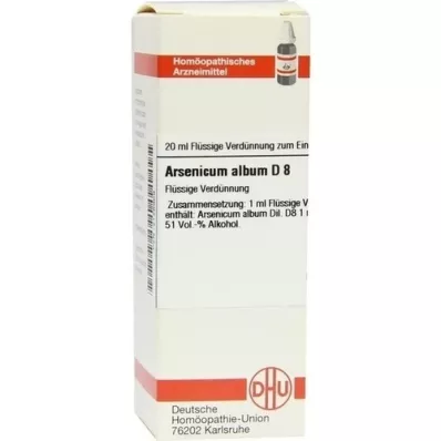 ARSENICUM ALBUM Dilution D8, 20 ml