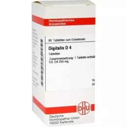 DIGITALIS D 4 comprimés, 80 pc