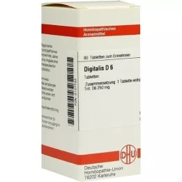 DIGITALIS D 6 comprimés, 80 pc