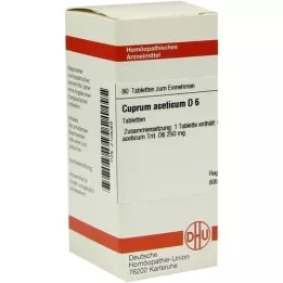 CUPRUM ACETICUM D 6 comprimés, 80 pc