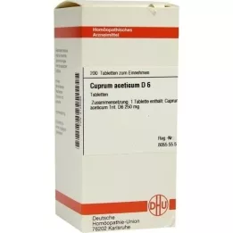 CUPRUM ACETICUM D 6 comprimés, 200 pc