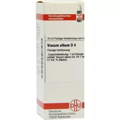 VISCUM ALBUM Dilution D4, 20 ml VISCUM ALBUM Dilution D4, 20 ml