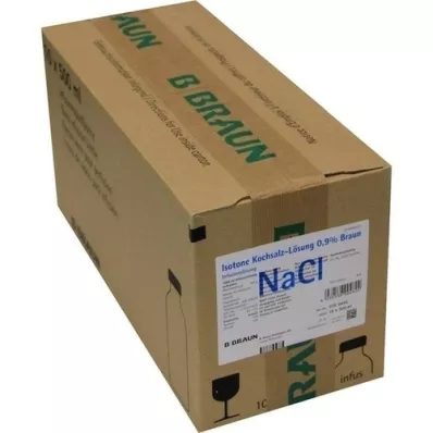 KOCHSALZLÖSUNG Flacon en verre 0,9%, 10X500 ml