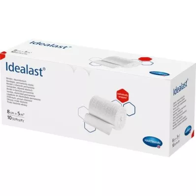 IDEALAST Bandage 8 cmx5 m blanc, 1 pièce IDEALAST Bandage 8 cmx5 m blanc, 1 pièce