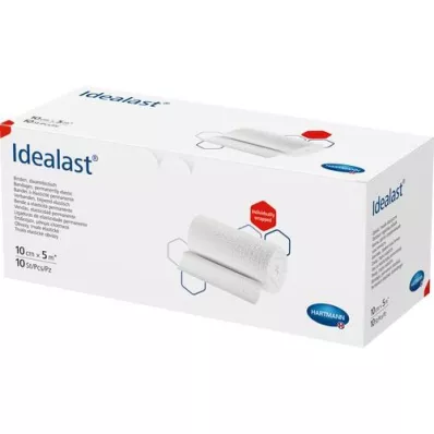 IDEALAST Bandage 10 cmx5 m blanc, 1 pièce