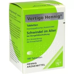 VERTIGO HENNIG Comprimés, 180 pc