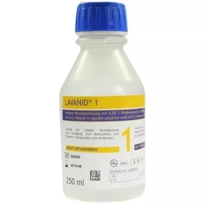 LAVANID 1 solution dirrigation des plaies, 250 ml