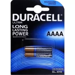 DURACELL Ultra M3 AAAA 1,5 volts, 2 pièces