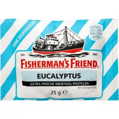FISHERMANS FRIEND Eucalyptus sans pastilles de sucre, 25 g
