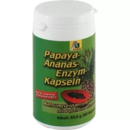 PAPAYA ANANAS Capsules denzymes, 60 pc